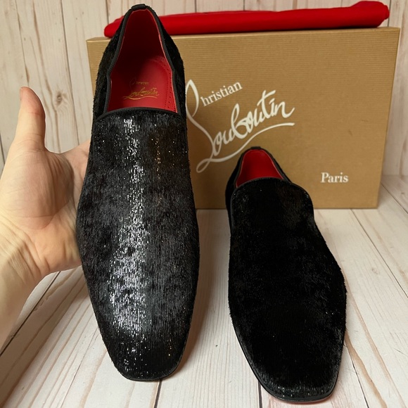 Christian Louboutin Dandy Chick Loafer Black Sz 40 / 7 - Picture 5 of 10